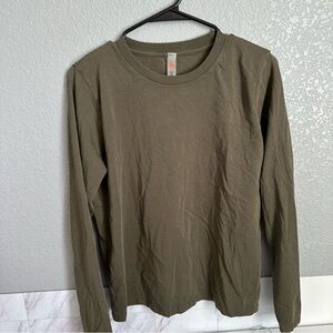 Olive Green Long Sleeve Shirt